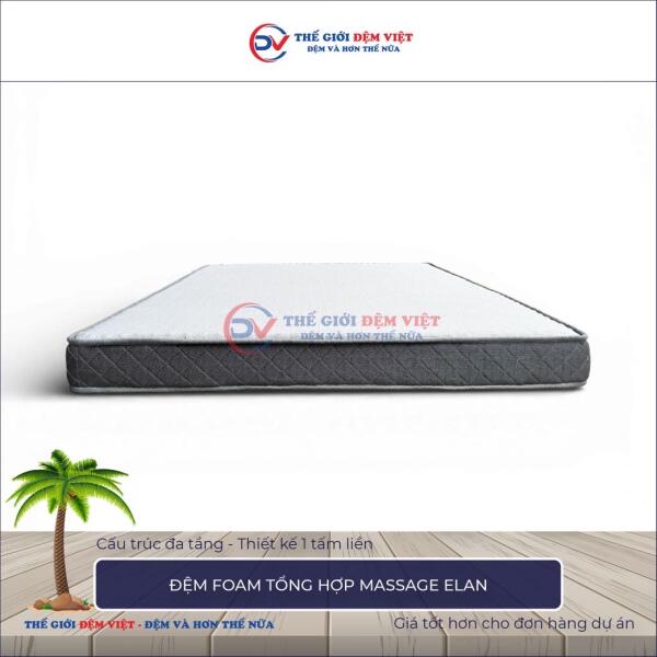 Đệm foam tổng hợp Massage Elan